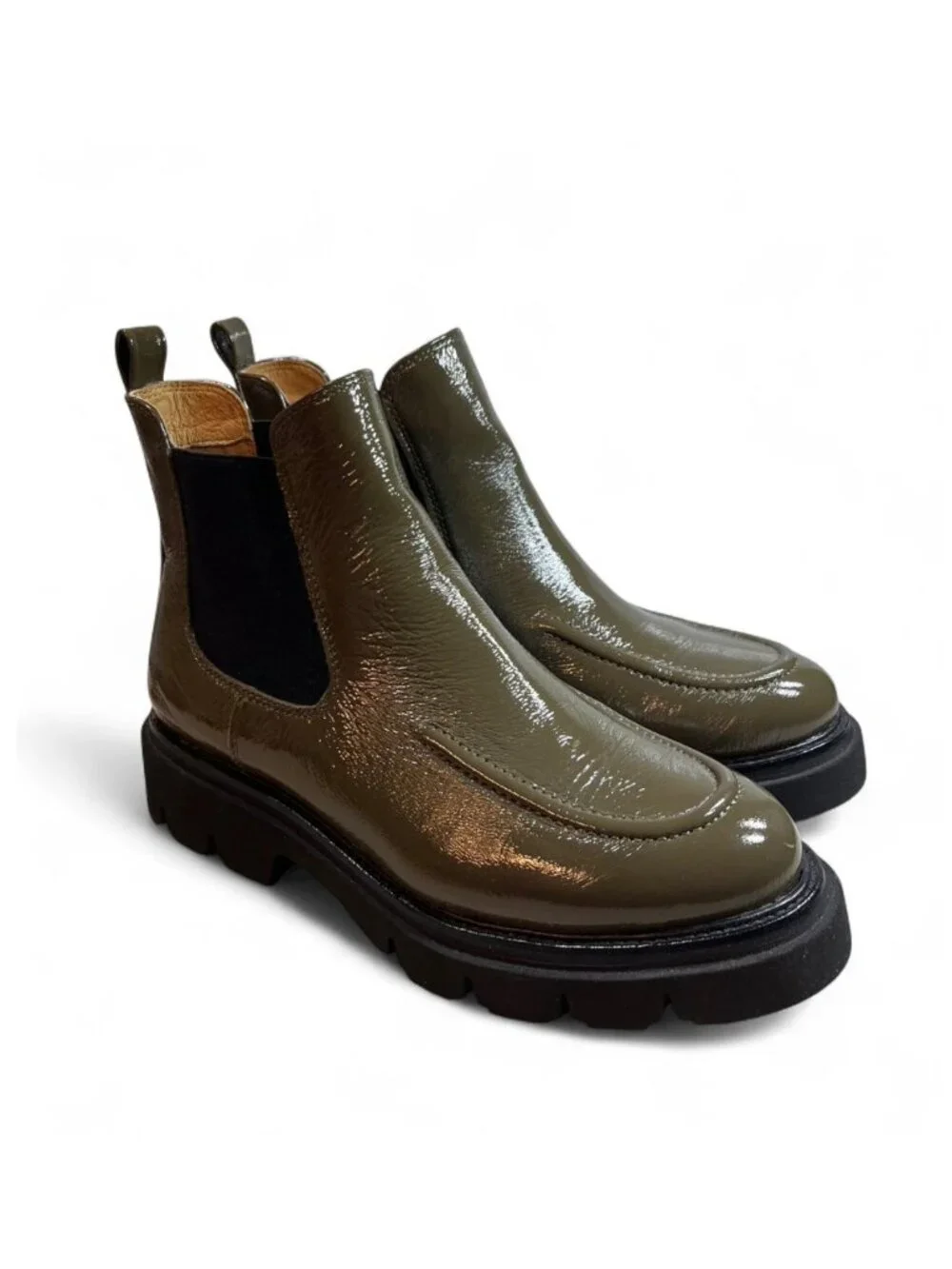 SOFFT Samira Boots Taupe Patent
